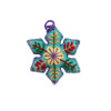 Embroidered Snowflake Ornament - Assorted