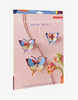 Plum Fringe Butterfly 3D Wall Art