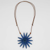 Blue Amaya Flower Necklace