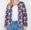 Pink/Yellow Quilted Jacket 