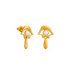 Dali Gold Eye Stud Earrings