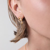 Dali Gold Eye Stud Earrings