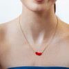 Miro Red Heart Necklace