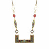 Earth Abstract Bar Necklace