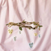 Heart with Flowers Ornament Set