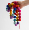 Rainbow Ball Garland