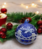 Light Blue Glass Brooklyn Ornament