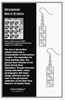 Brick Screen Earrings