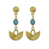 Crescent Turquoise Earrings