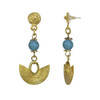 Crescent Turquoise Earrings