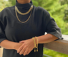 Gold Fishbone Bracelet