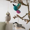 Felted Hummingbird Ornament