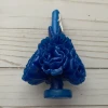 Day of the Dead Candle - Blue