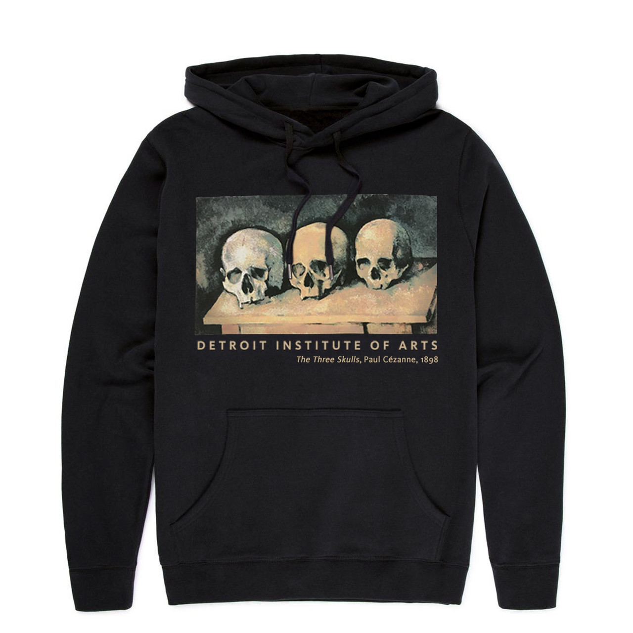 The Three Skulls, Cezanne Hoodie - Detroit Institute of Arts