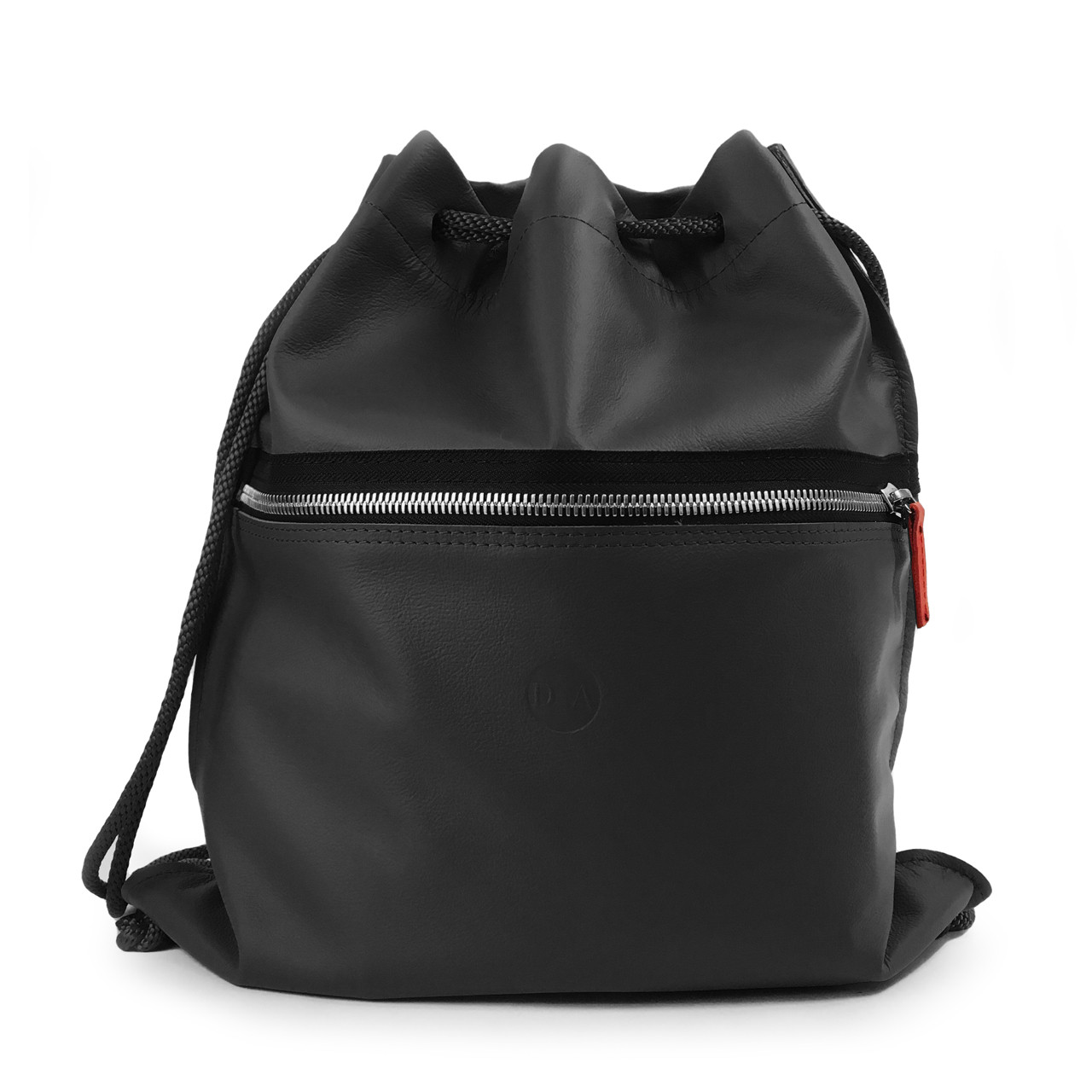 leather drawstring backpack
