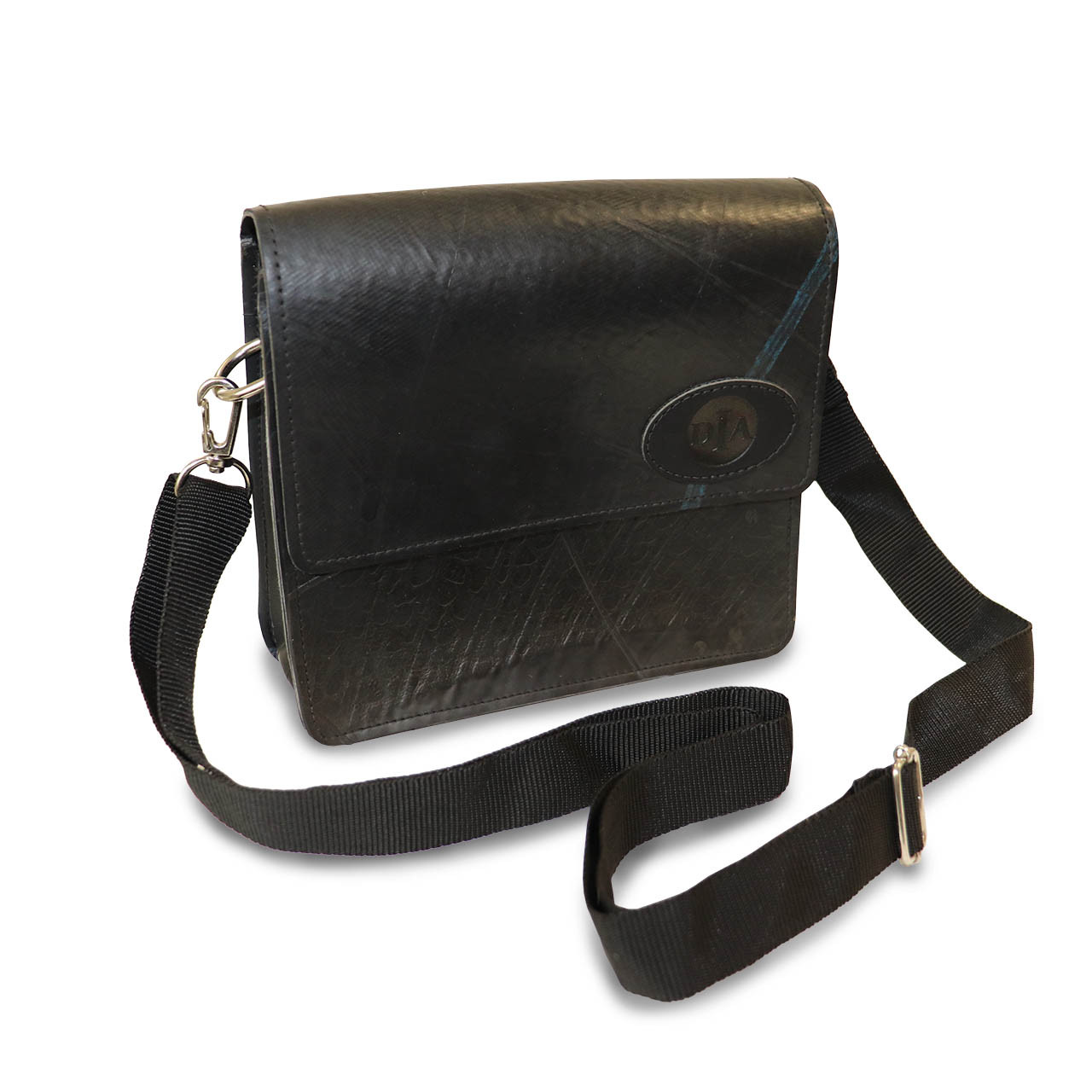 DIA Black Rubber Crossbody Bag - Detroit Institute of Arts Museum Shop