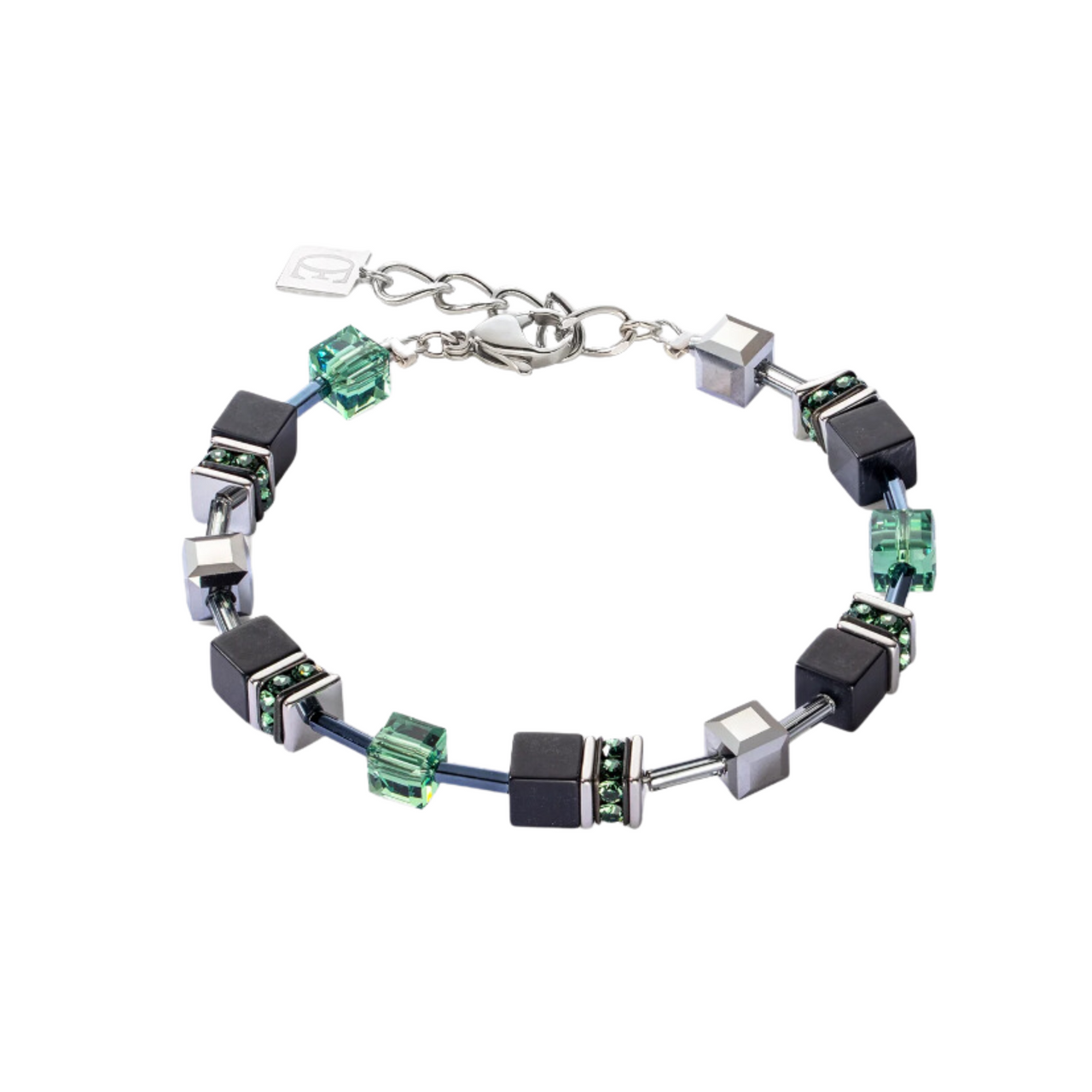 Swarovski Crystal Cube Bracelet Kit ~ Featuring Montana AB