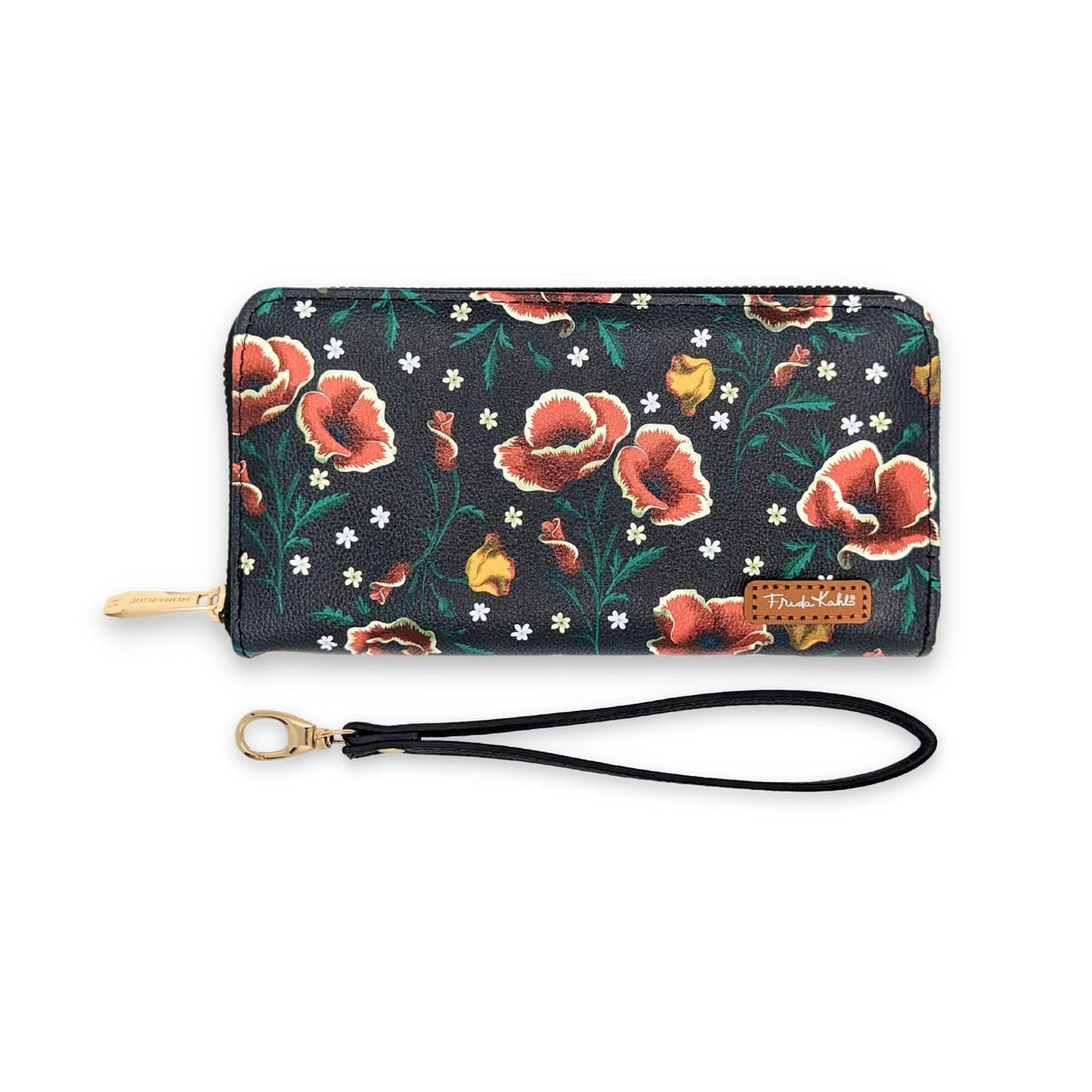 iPhoneアクセサリー Frieda Frida Kahlo Poppies Wristlet - Detroit Institute of Arts Museum Shop