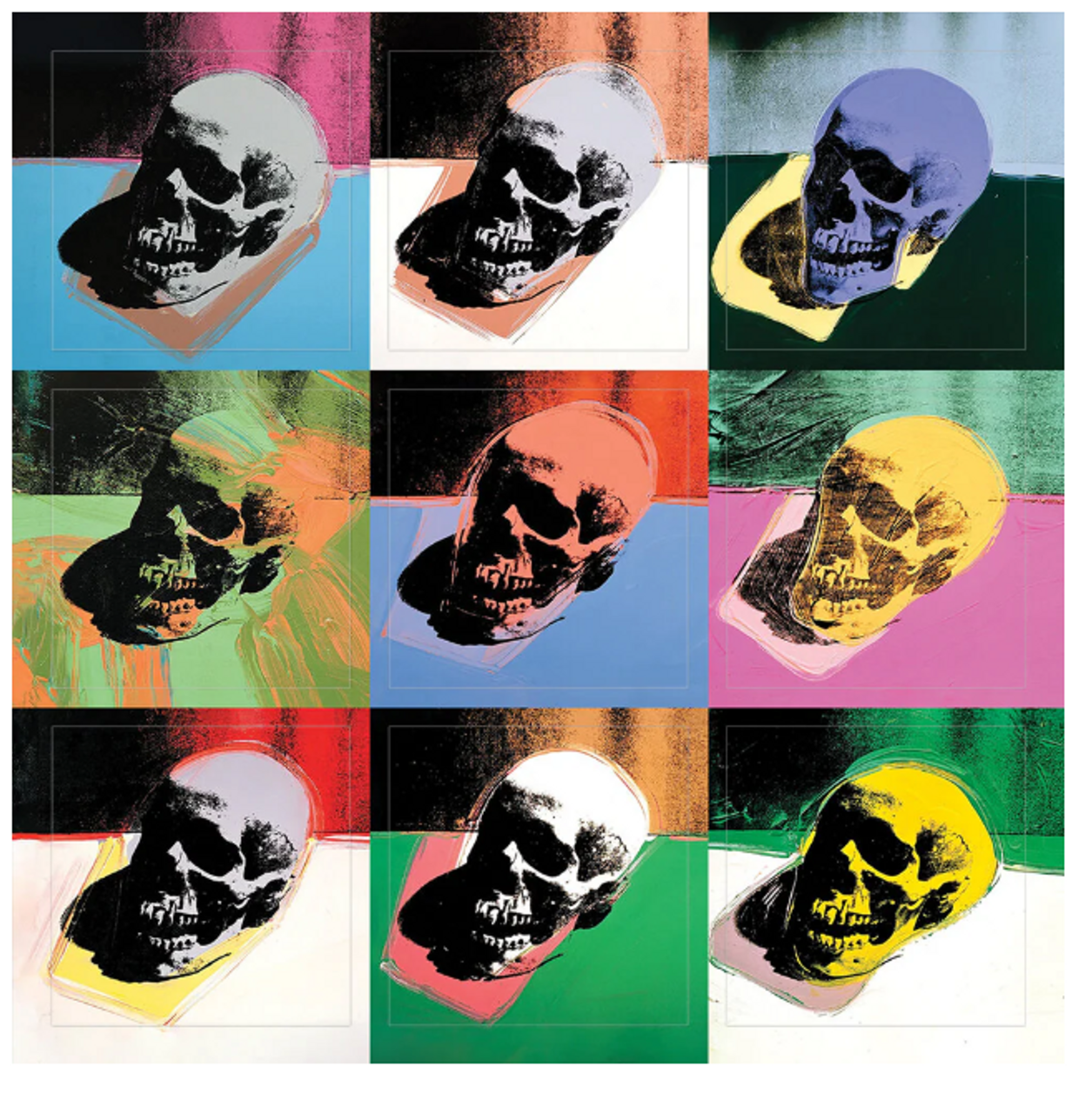 額装品/Skull /red 1976/アンディ ウォーホル Skull (red) 1976 exhibition