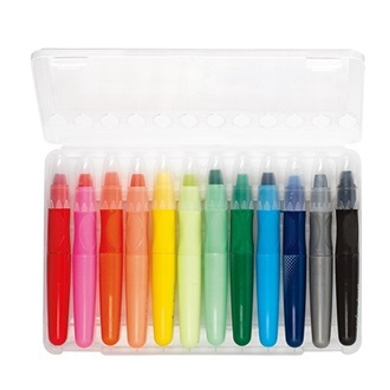 International Arrivals Sparkle Gel Crayons, Set of 12