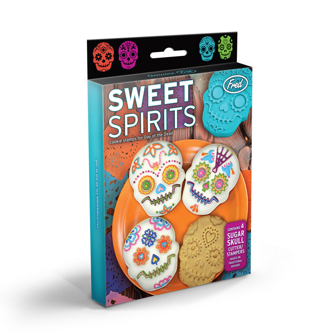 Sweet Spirits Day of the Dead Cookie Cutters and Stamps - Detroit