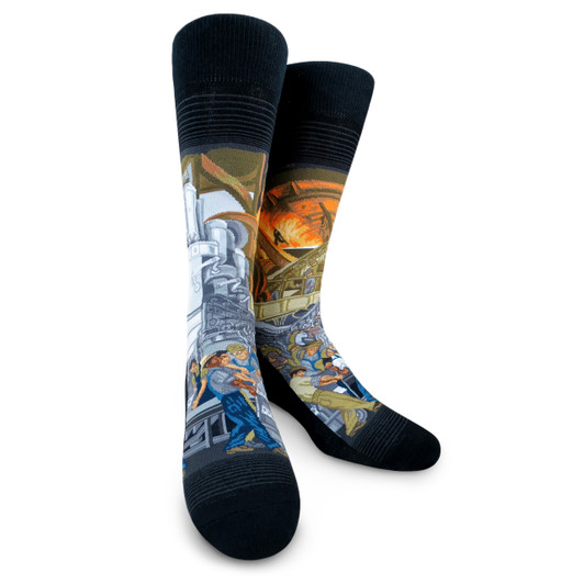 Detroit Industry North Wall, Rivera Socks