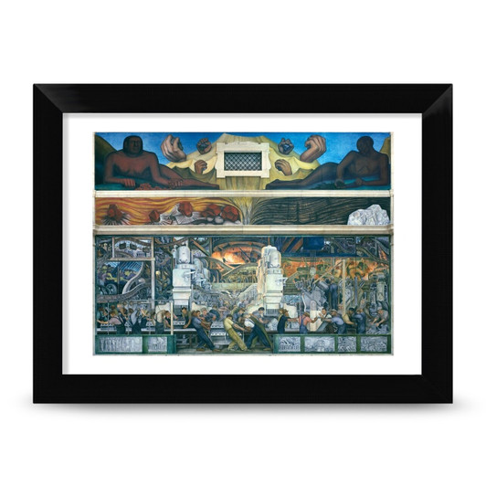 Detroit Industry Murals North Wall, Rivera 11 x 14 Print
