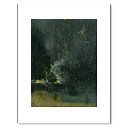 Nocturne in Black and Gold, Whistler 11 x 14 Print