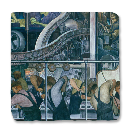 Detroit Industry Line Detail, Rivera Trivet