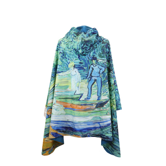 Bank of the Oise at Auvers, Van Gogh Rain Cape Bank of the Oise at Auvers, Van Gogh Rain Cape