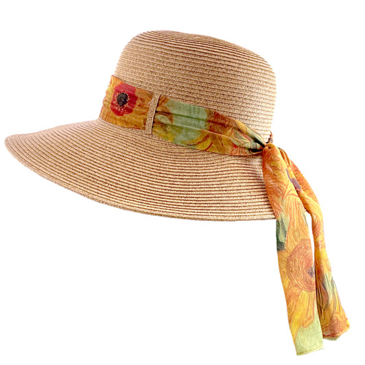 Sunflowers, Van Gogh Art Scarf Hat Sunflowers, Van Gogh Art Scarf Hat