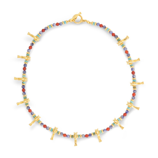 Egyptian Cat Amulet Necklace