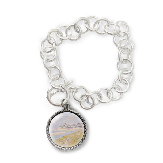 View of Le Crotoy from Upstream, Seurat Woven Bracelet View of Le Crotoy from Upstream, Seurat Woven Bracelet