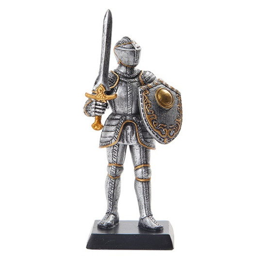 Medieval Knight with Sword Up
