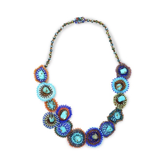 Beaded Rolling Stone Necklace Beaded Rolling Stone Necklace