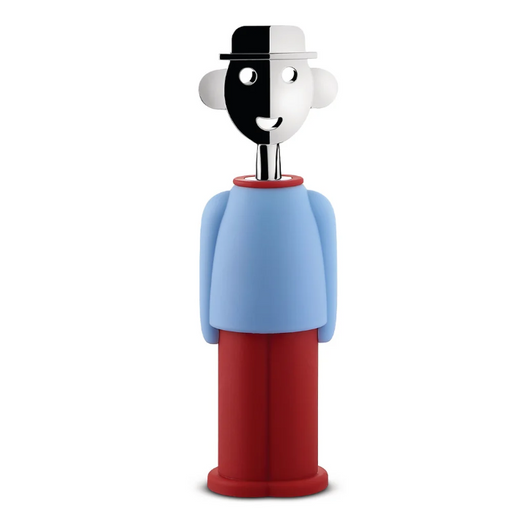 Blue & Red Alessandro Figure Corkscrew