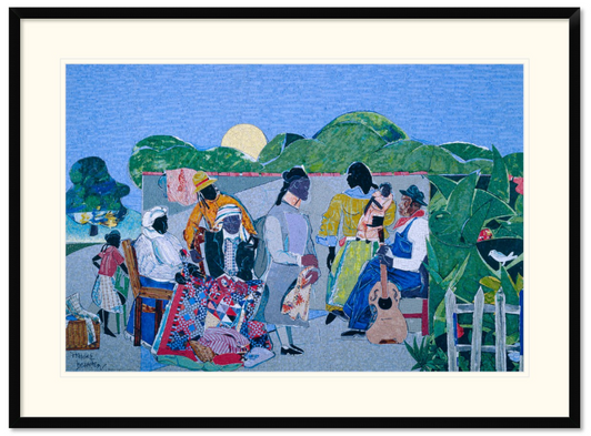 Quilting Time, Romare Bearden 11 x 14 Print