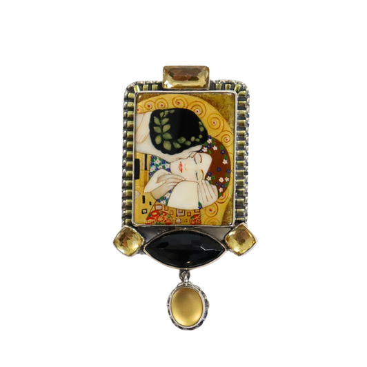 Amy Kahn Russell Kiss, Klimt Pendant