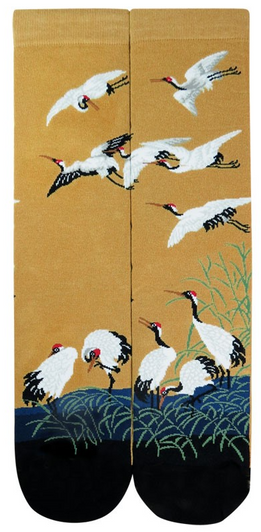 Reeds and Cranes, Kiitsu Socks
