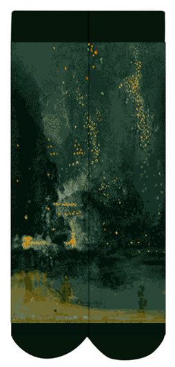 Nocturne in Black and Gold, Whistler Socks