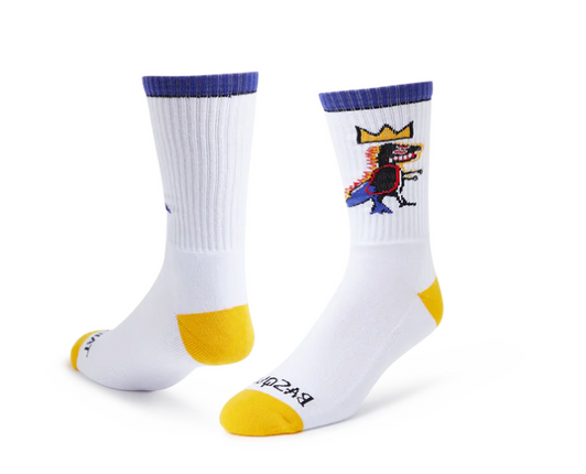 Pez Dispenser Intarsia Knit Crew Socks