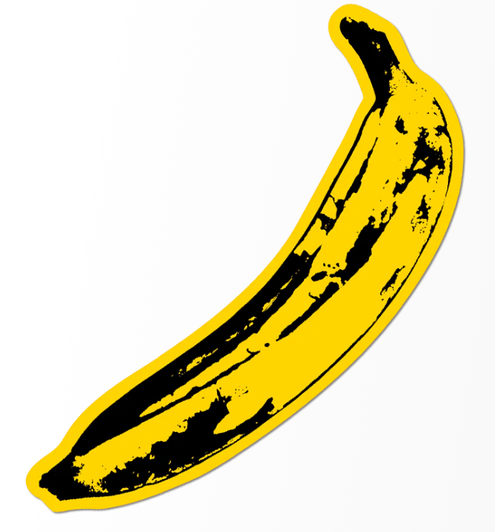 Big Banana by Andy Warhol Sticker