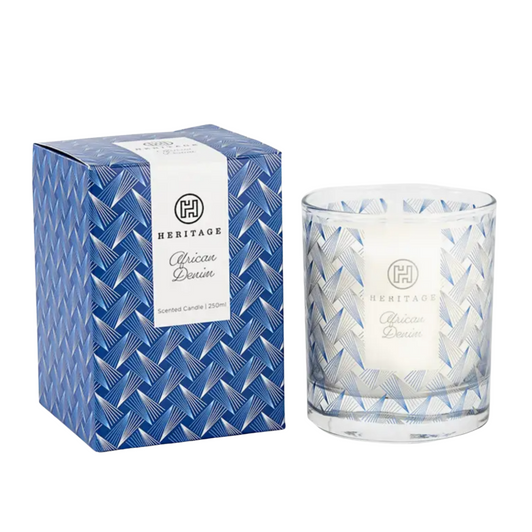Heritage African Denim Scented Candle