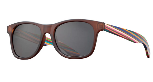 Classic Sunglasses - Brown/Rainbow