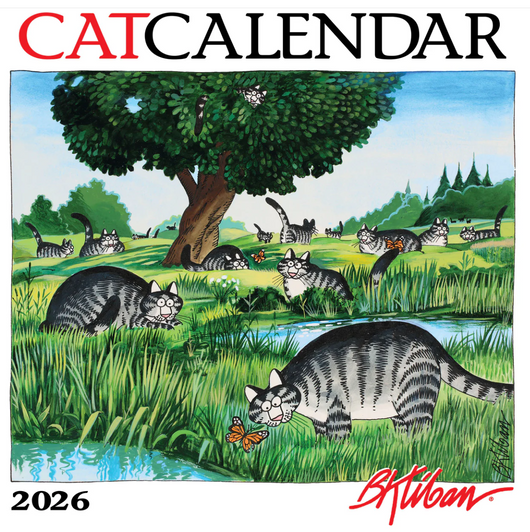 B. Kliban: Cat Wall Calendar 2026