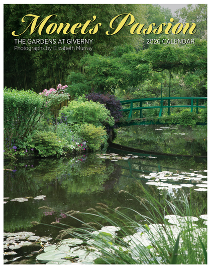 Monet's Passion: The Gardens at Giverny Mini Wall Calendar 2026