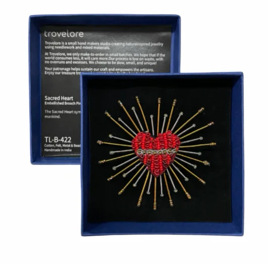 Sacred Heart Brooch