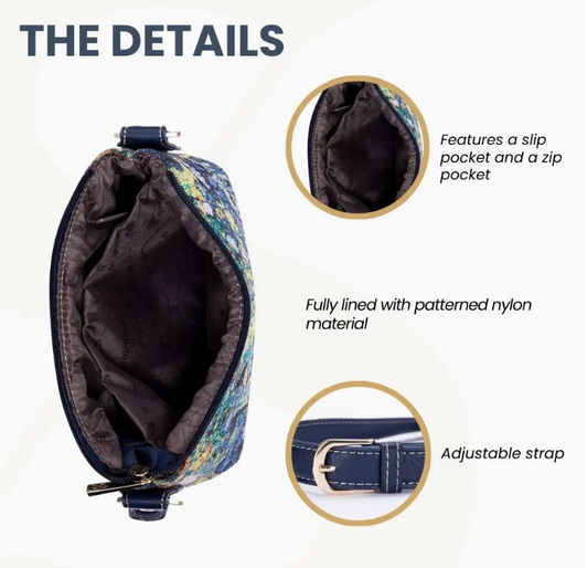 Van Gogh Irises Crossbody Bag 