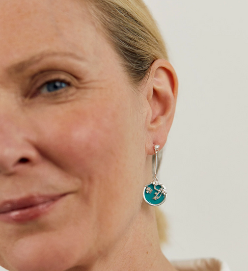 Van Gogh Almond Blossom Earrings