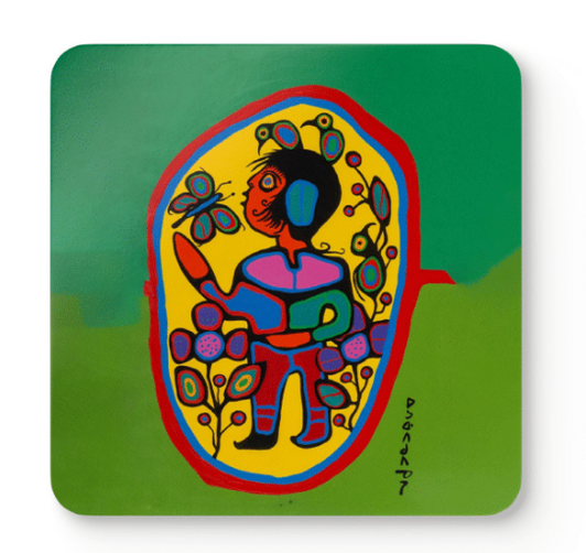 Morrisseau, Triptych Right Design Coaster
